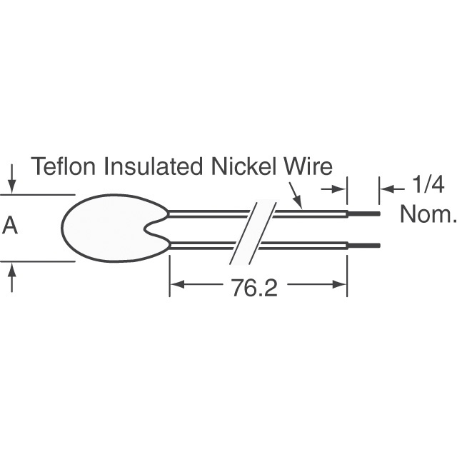 01T1002FF Vishay Dale  Capteurs de température - Thermistances CTN